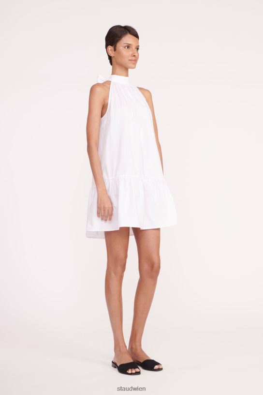 Frauen Marlowe-Kleid Weiss 466Z35 STAUD Kleidung