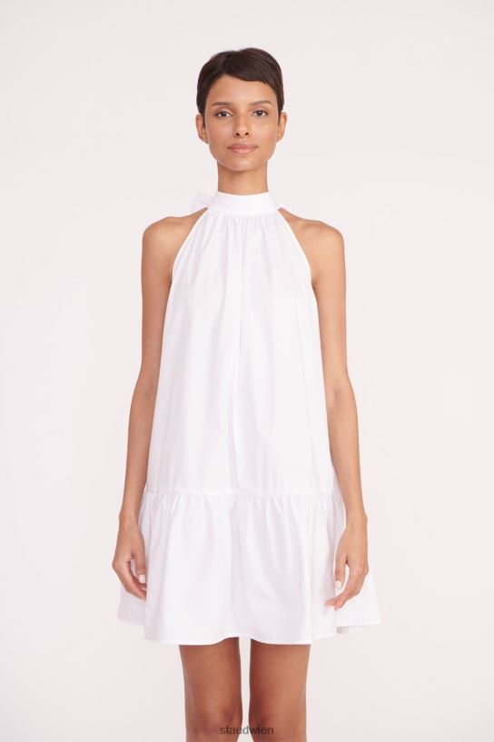 Frauen Marlowe-Kleid Weiss 466Z35 STAUD Kleidung