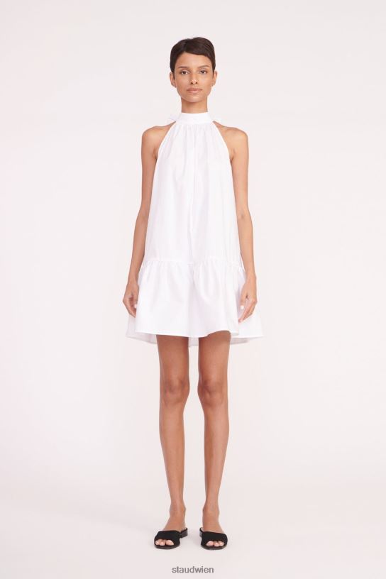 Frauen Marlowe-Kleid Weiss 466Z35 STAUD Kleidung