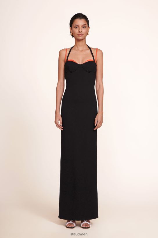 Frauen Masonite-Kleid Schwarzkirsche 466Z285 STAUD Kleidung
