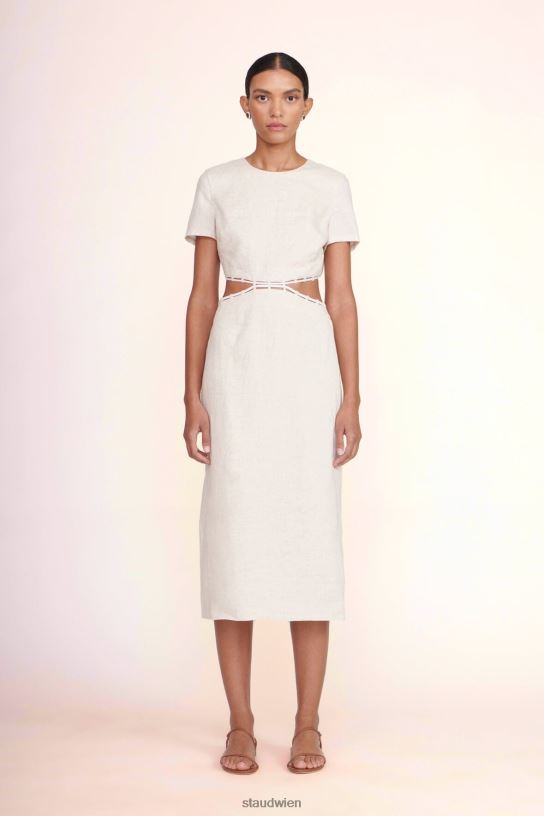 Frauen Matteo-Kleid natürlich 466Z188 STAUD Kleidung