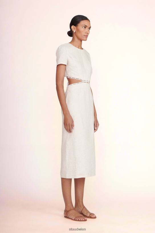 Frauen Matteo-Kleid natürlich 466Z188 STAUD Kleidung