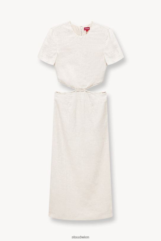 Frauen Matteo-Kleid natürlich 466Z188 STAUD Kleidung