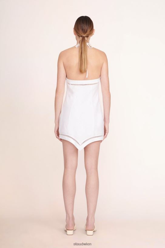Frauen Megan-Kleid Weiss 466Z203 STAUD Kleidung