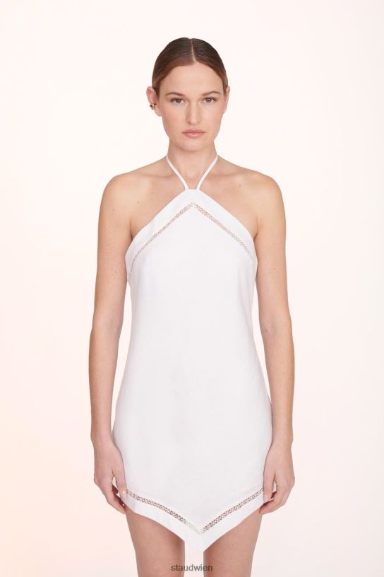 Frauen Megan-Kleid Weiss 466Z203 STAUD Kleidung