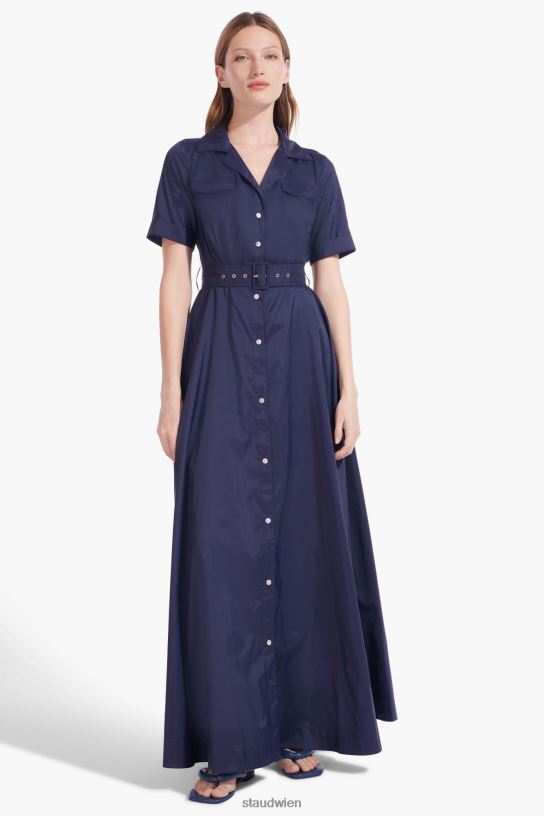Frauen Millie-Kleid Marine 466Z170 STAUD Kleidung