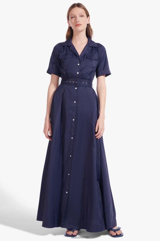 Frauen Millie-Kleid Marine 466Z170 STAUD Kleidung