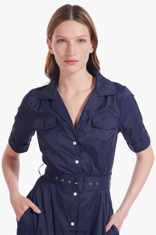 Frauen Millie-Kleid Marine 466Z170 STAUD Kleidung
