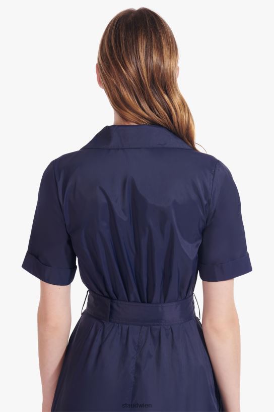 Frauen Millie-Kleid Marine 466Z170 STAUD Kleidung
