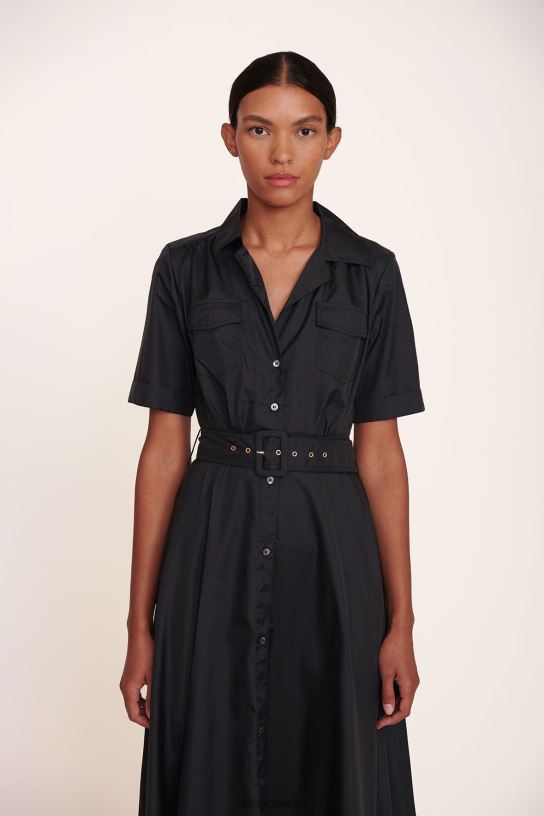 Frauen Millie-Kleid Schwarz 466Z167 STAUD Kleidung