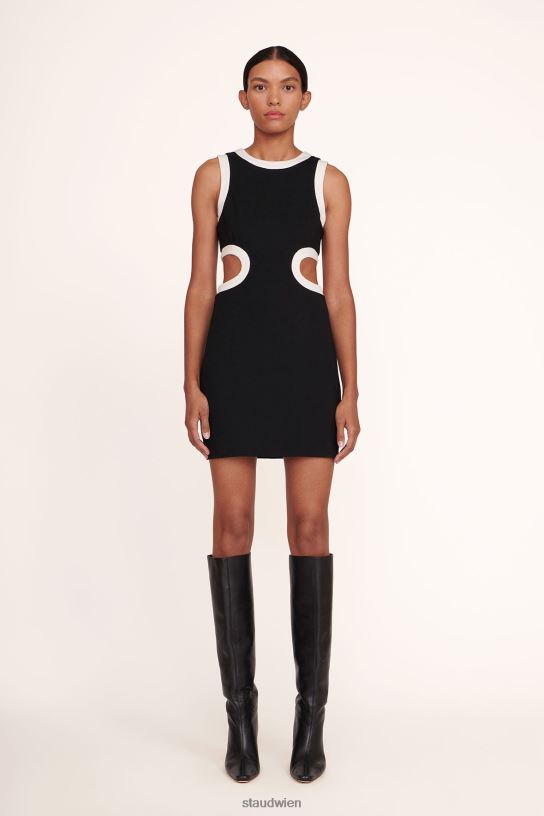 Frauen Mini-Dolce-Kleid Schwarz 466Z197 STAUD Kleidung