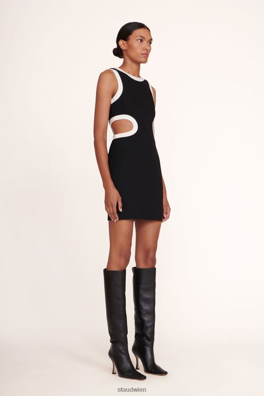 Frauen Mini-Dolce-Kleid Schwarz 466Z197 STAUD Kleidung