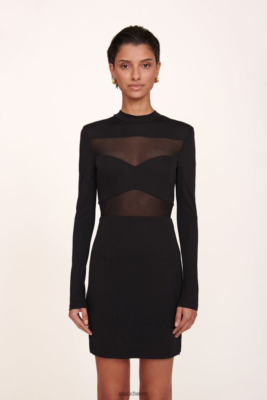 Frauen Mini-Falkenkleid Schwarz 466Z250 STAUD Kleidung