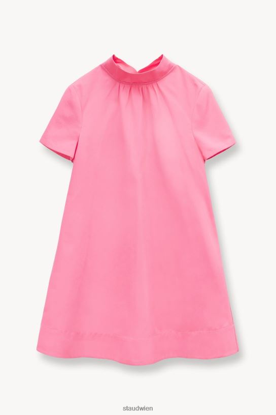 Frauen Mini-Ilana-Kleid Korallenrosa 466Z140 STAUD Kleidung