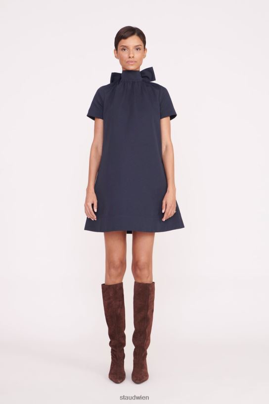 Frauen Mini-Ilana-Kleid Marine 466Z146 STAUD Kleidung