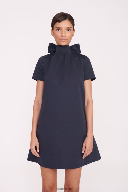 Frauen Mini-Ilana-Kleid Marine 466Z146 STAUD Kleidung