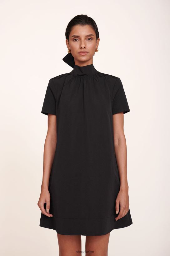 Frauen Mini-Ilana-Kleid Schwarz 466Z141 STAUD Kleidung