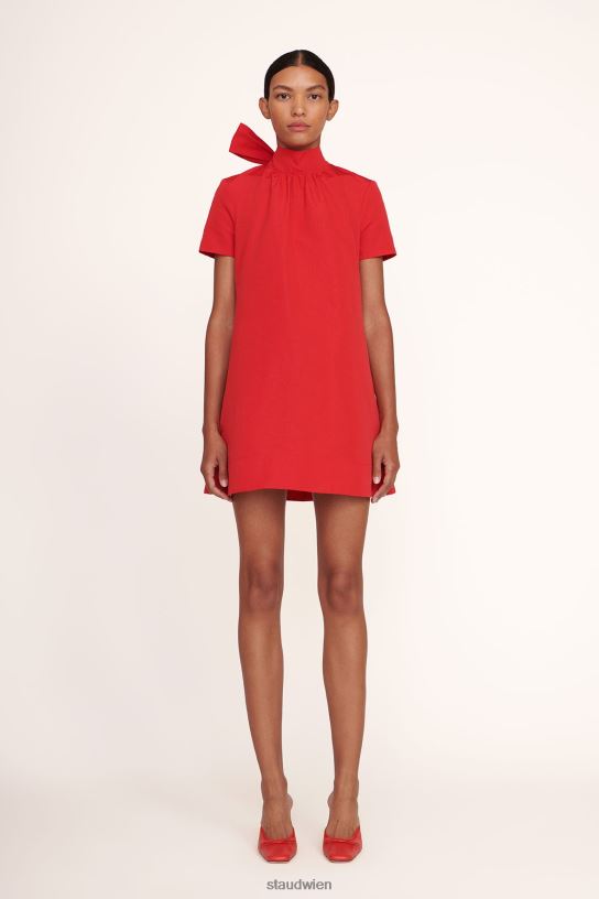 Frauen Mini-Ilana-Kleid Weihnachtsstern 466Z147 STAUD Kleidung