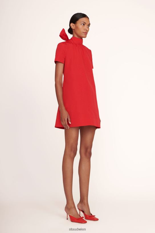 Frauen Mini-Ilana-Kleid Weihnachtsstern 466Z147 STAUD Kleidung