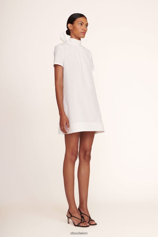 Frauen Mini-Ilana-Kleid Weiss 466Z149 STAUD Kleidung