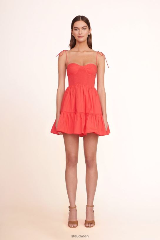 Frauen Mini-Landry-Kleid Hibiskus 466Z66 STAUD Kleidung