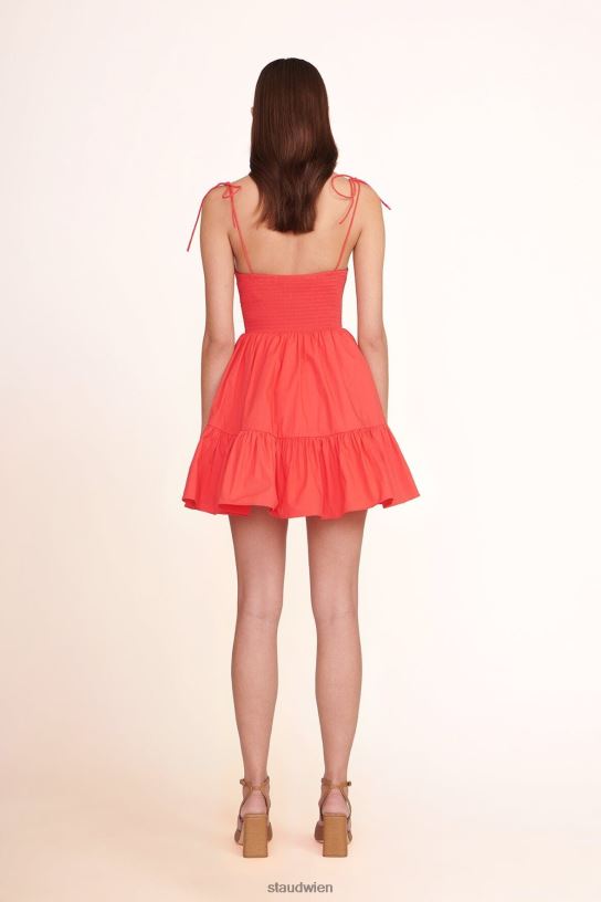 Frauen Mini-Landry-Kleid Hibiskus 466Z66 STAUD Kleidung