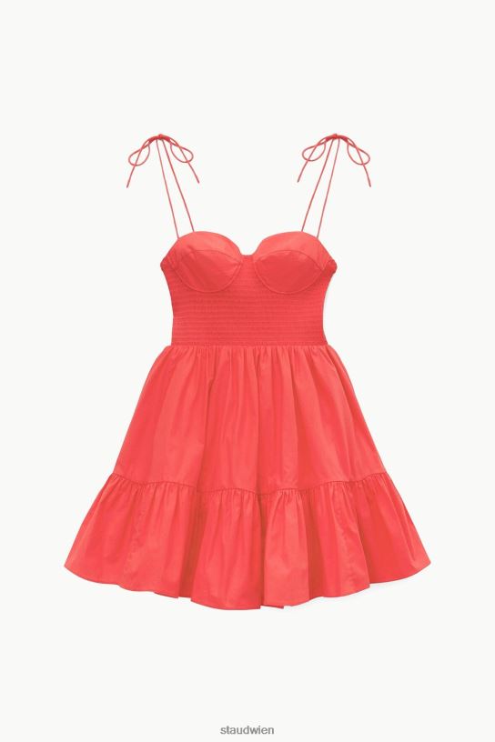 Frauen Mini-Landry-Kleid Hibiskus 466Z66 STAUD Kleidung