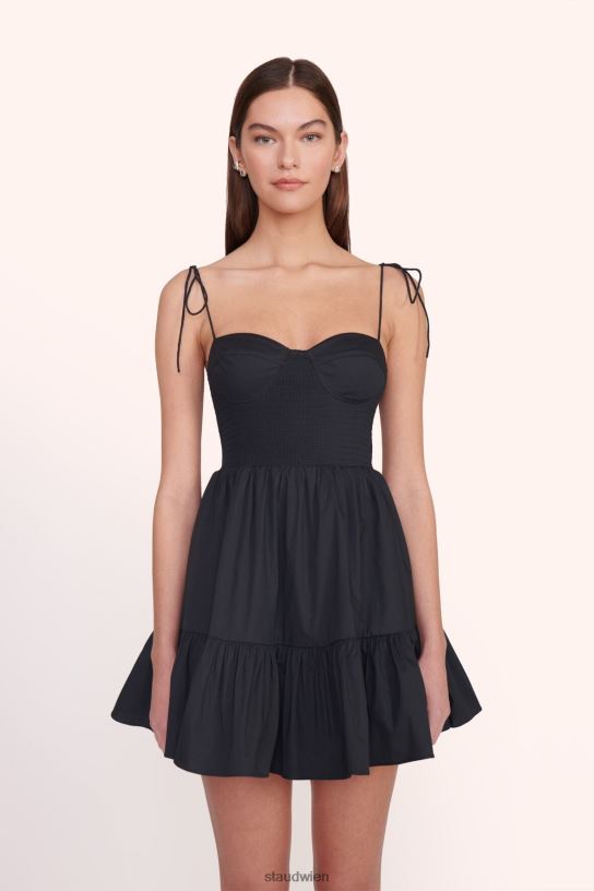 Frauen Mini-Landry-Kleid Schwarz 466Z65 STAUD Kleidung