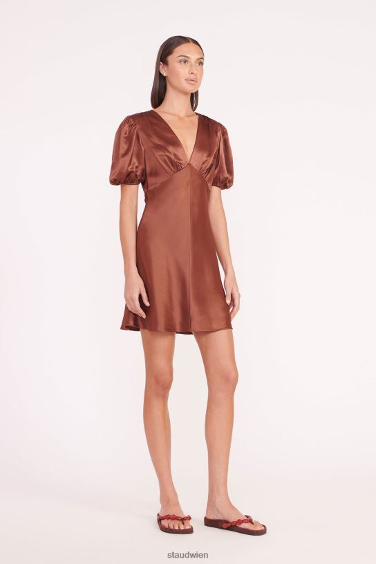 Frauen Mini-Milla-Kleid Nelke 466Z5 STAUD Kleidung