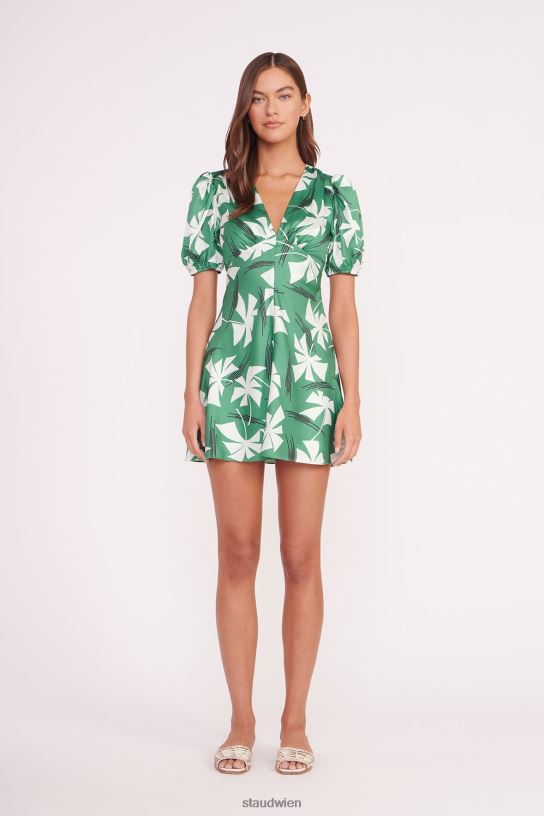 Frauen Mini-Milla-Kleid grünes Windrad 466Z4 STAUD Kleidung