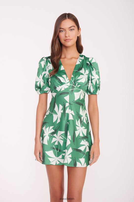 Frauen Mini-Milla-Kleid grünes Windrad 466Z4 STAUD Kleidung