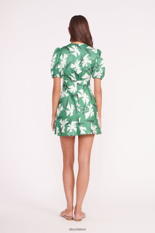 Frauen Mini-Milla-Kleid grünes Windrad 466Z4 STAUD Kleidung