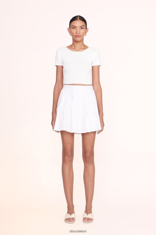 Frauen Mini-Seerock Weiss 466Z488 STAUD Kleidung