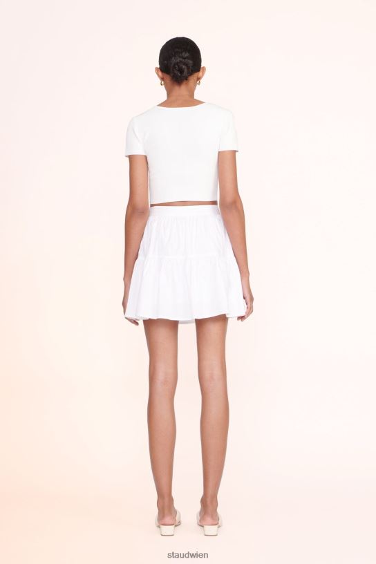 Frauen Mini-Seerock Weiss 466Z488 STAUD Kleidung