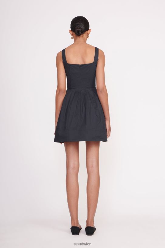 Frauen Mini-Sutton-Kleid Schwarz 466Z72 STAUD Kleidung