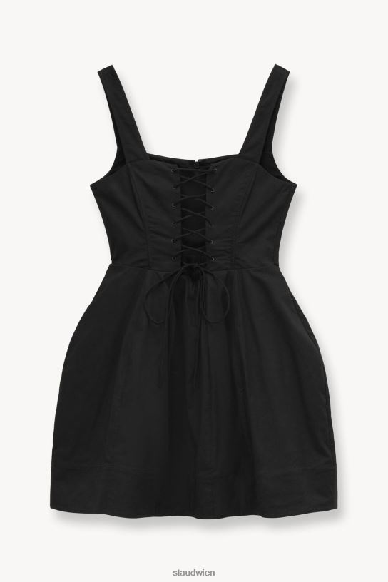 Frauen Mini-Sutton-Kleid Schwarz 466Z72 STAUD Kleidung