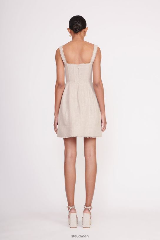 Frauen Mini-Sutton-Kleid natürlich 466Z74 STAUD Kleidung