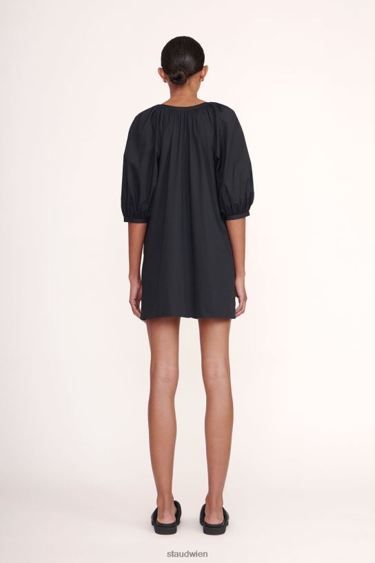 Frauen Mini-Vincent-Kleid Schwarz 466Z216 STAUD Kleidung