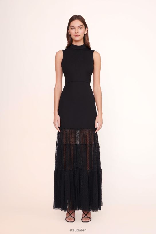 Frauen Narzissenkleid Schwarz 466Z261 STAUD Kleidung