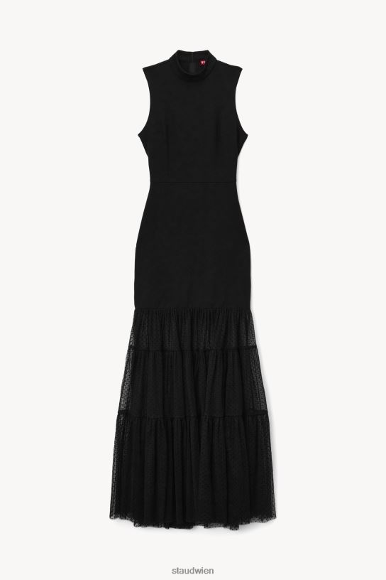 Frauen Narzissenkleid Schwarz 466Z261 STAUD Kleidung