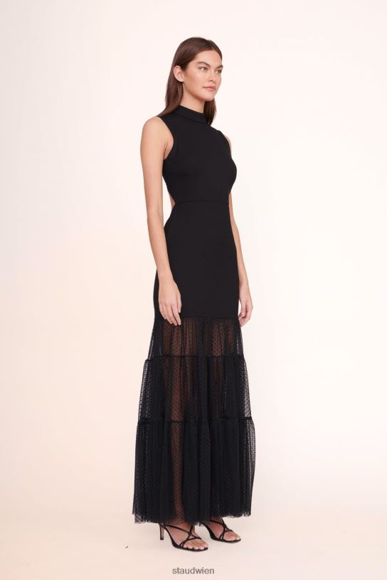 Frauen Narzissenkleid Schwarz 466Z261 STAUD Kleidung