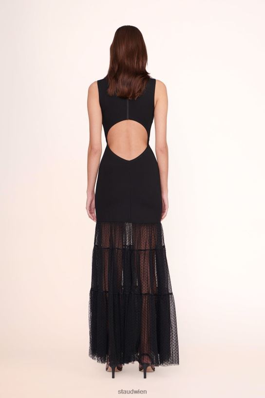 Frauen Narzissenkleid Schwarz 466Z261 STAUD Kleidung