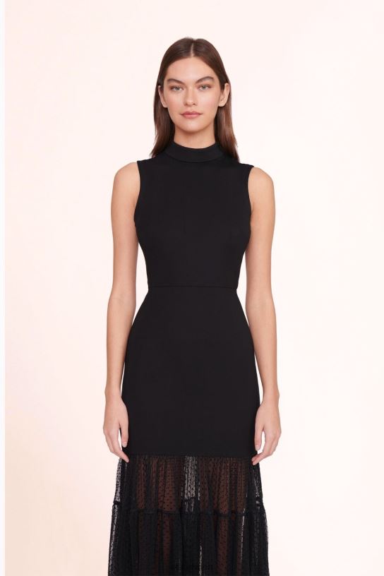 Frauen Narzissenkleid Schwarz 466Z261 STAUD Kleidung
