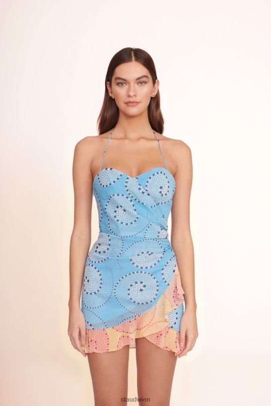 Frauen Naveah-Kleid flacher Sonnenstrahl-Whirlpool 466Z223 STAUD Kleidung