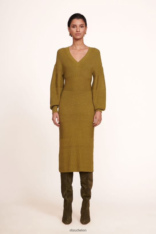 Frauen Nelkenkleid Olive 466Z304 STAUD Kleidung