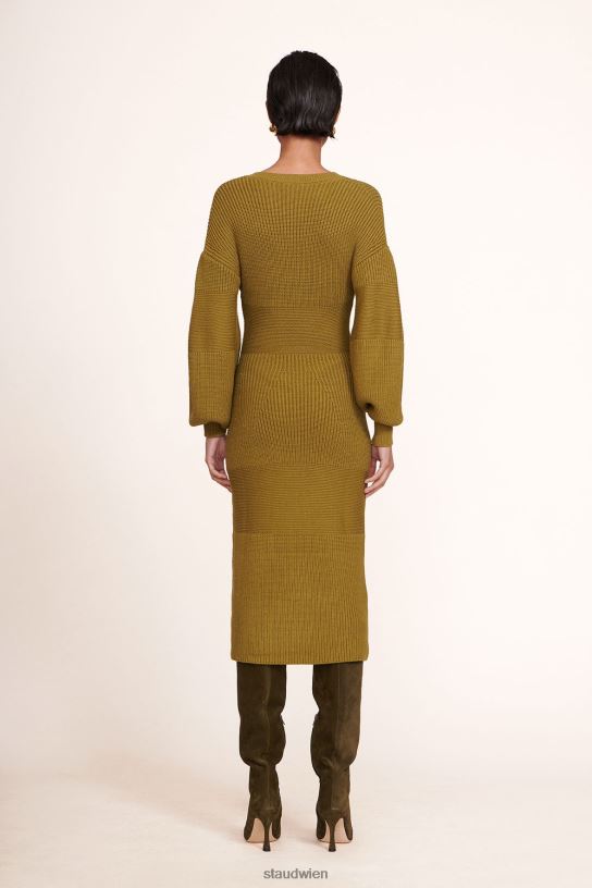 Frauen Nelkenkleid Olive 466Z304 STAUD Kleidung