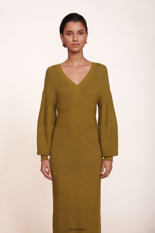Frauen Nelkenkleid Olive 466Z304 STAUD Kleidung