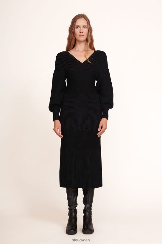 Frauen Nelkenkleid Schwarz 466Z300 STAUD Kleidung