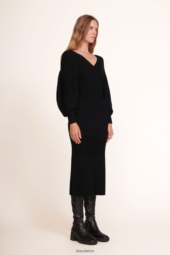 Frauen Nelkenkleid Schwarz 466Z300 STAUD Kleidung