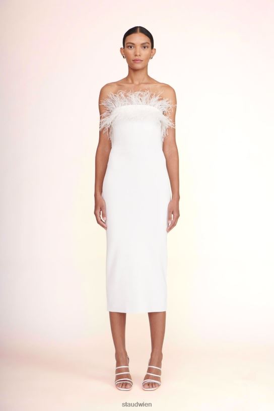 Frauen Nellie-Kleid Weiss 466Z592 STAUD Kleidung
